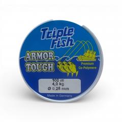 Nylon De Pesca Monofilamentos Carrete TRIPLE FISH Armor Tough 100 mts Azul